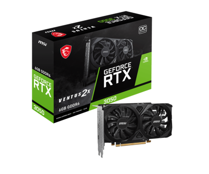 Karta graficzna MSI GeForce RTX 3050 VENTUS 2X E OC 6GB GDDR6